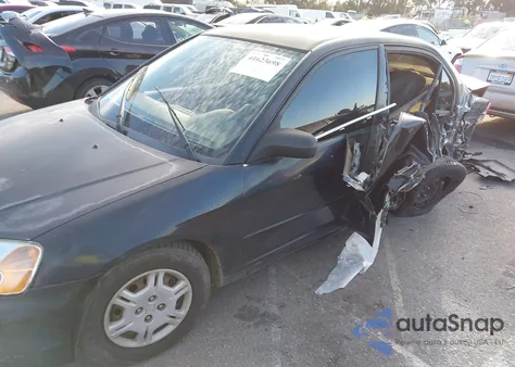 2002 Honda Civic Lx from USA, damaged, VIN 2HGES16602H523844